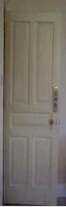 White five raised panel doors